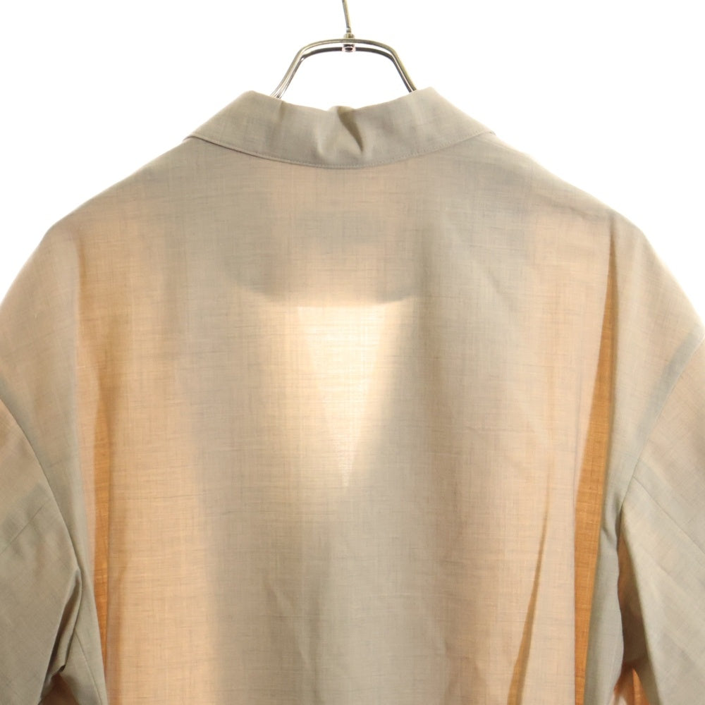 HYKE(ハイク) ウール混 チェスターコート ベージュ