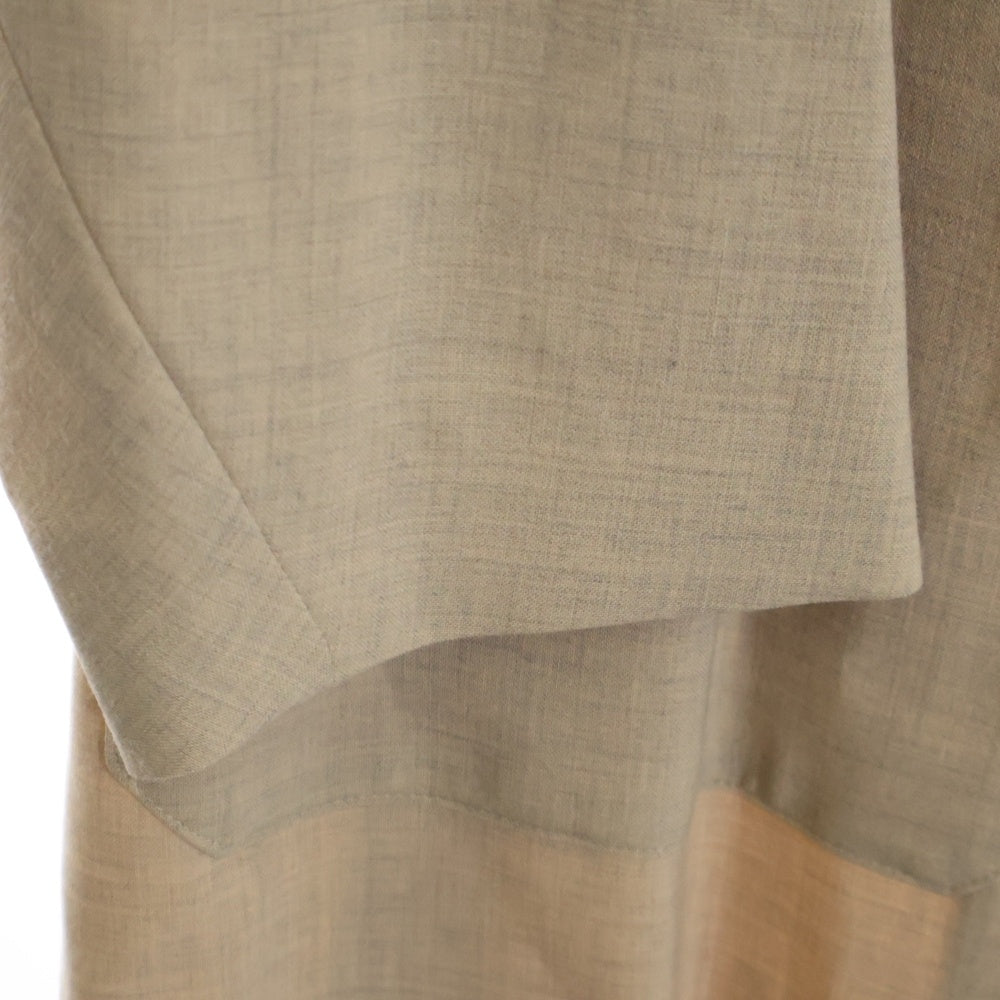 HYKE(ハイク) ウール混 チェスターコート ベージュ