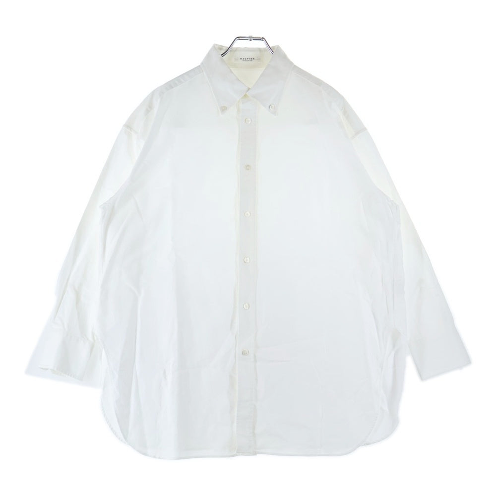 MACPHEE(マカフィ) ボタンダウン 長袖シャツ ホワイト レディース 12-01-14-01701