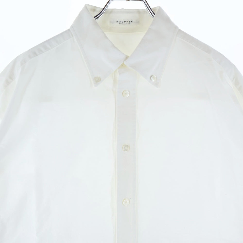 MACPHEE(マカフィ) ボタンダウン 長袖シャツ ホワイト レディース 12-01-14-01701