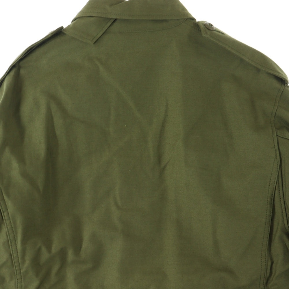 HYKE(ハイク) フィールドジャケット ミリタリーブルゾン カーキ レディース 17022