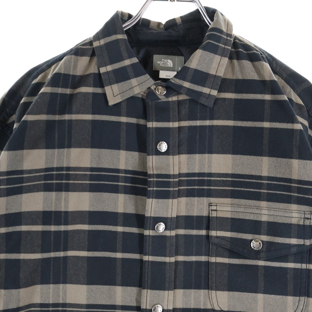 THE NORTH FACE(ザノースフェイス) チェック 長袖シャツ ブラウン NR62031