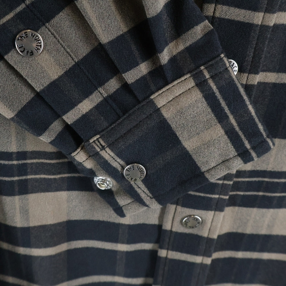THE NORTH FACE(ザノースフェイス) チェック 長袖シャツ ブラウン NR62031
