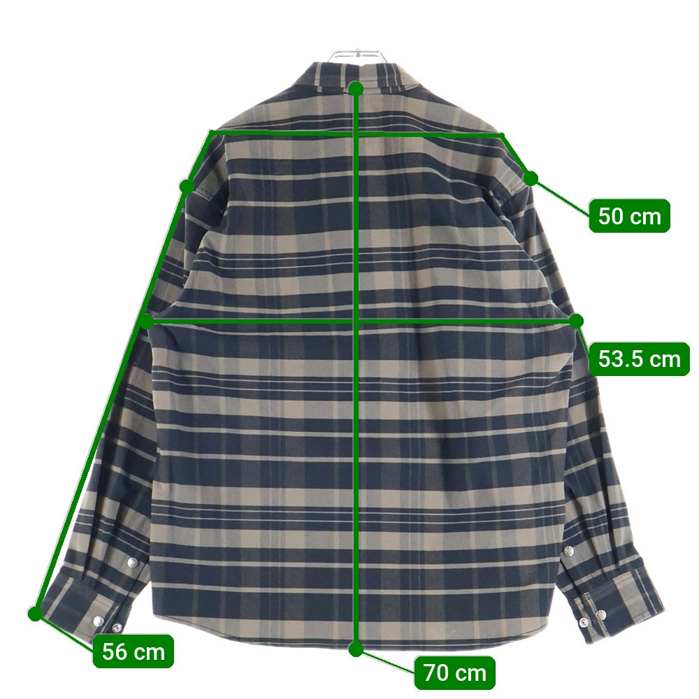 THE NORTH FACE(ザノースフェイス) チェック 長袖シャツ ブラウン NR62031