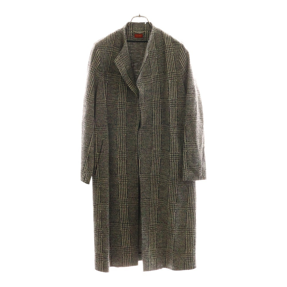 DES PRES(デプレ) チェック ウール コート グレー レディース 22-08-75-08301