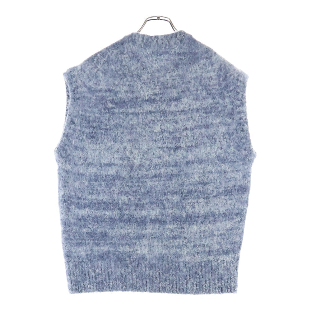 AURALEE(オーラリー) WOOL ALPACA FELT VEST A20AV05AP ウール アルパカ混 ニットベスト ブルー