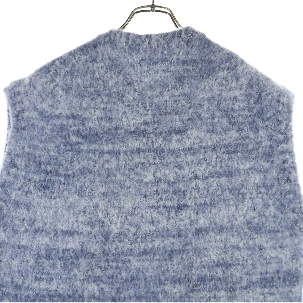AURALEE(オーラリー) WOOL ALPACA FELT VEST A20AV05AP ウール アルパカ混 ニットベスト ブルー