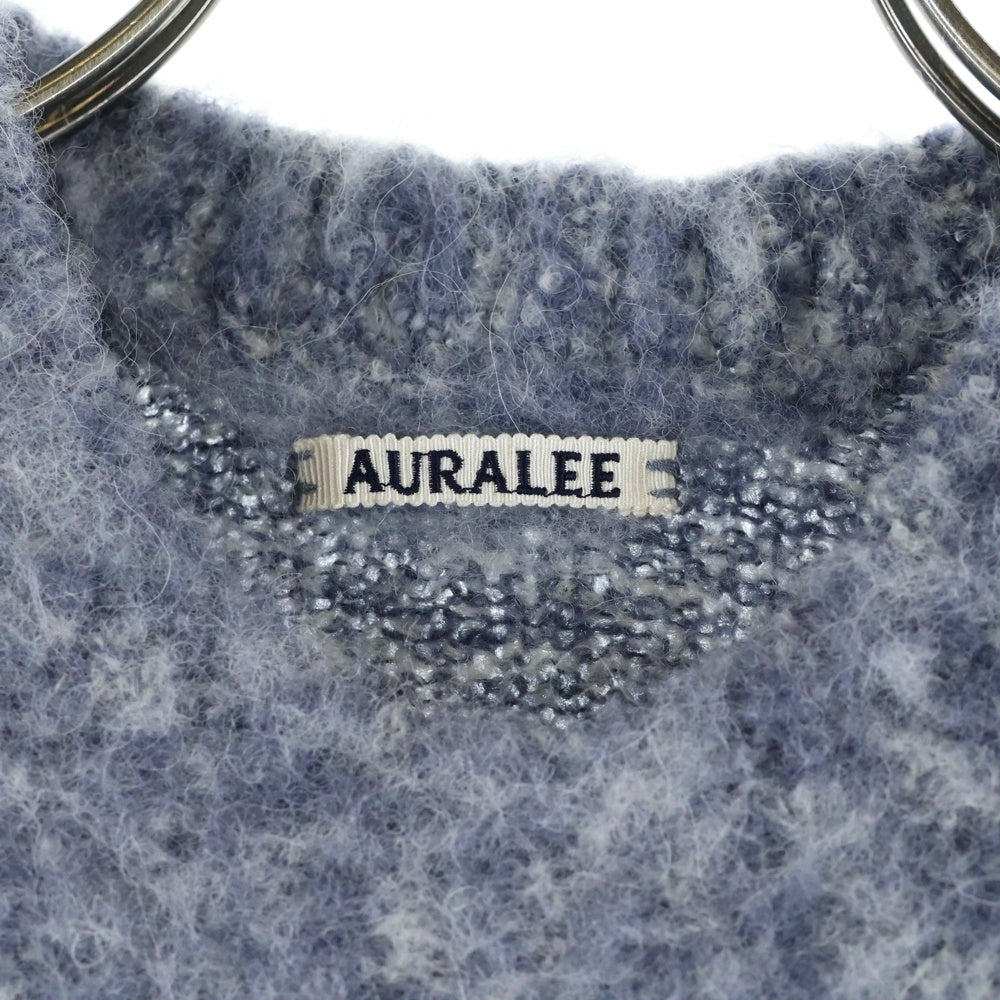 AURALEE(オーラリー) WOOL ALPACA FELT VEST A20AV05AP ウール アルパカ混 ニットベスト ブルー