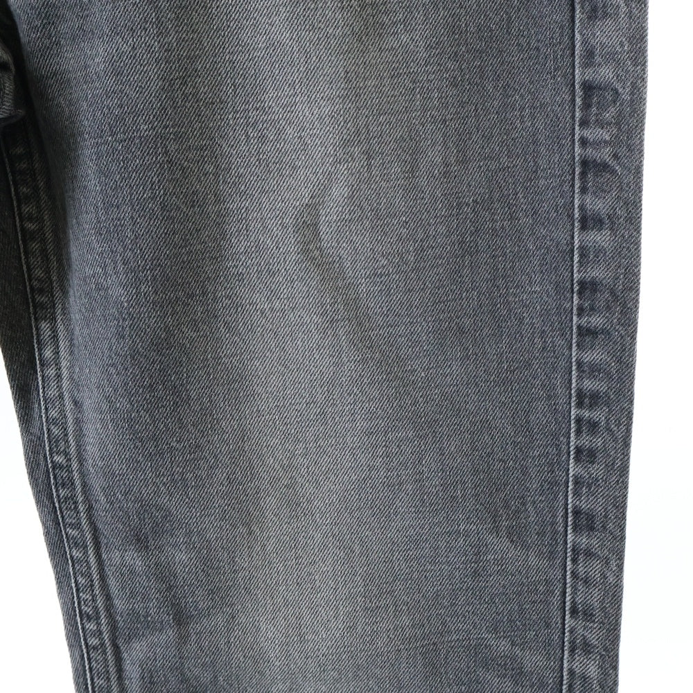 upper hights(アッパーハイツ) 825339 ジップフライ ダメージ加工 デニム スキニーパンツ グレー レディース