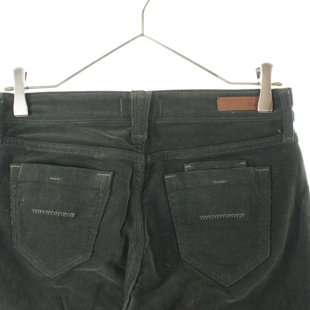 YANUK(ヤヌーク) コーデュロイ ジップフライ パンツ カーキ レディース 57163219