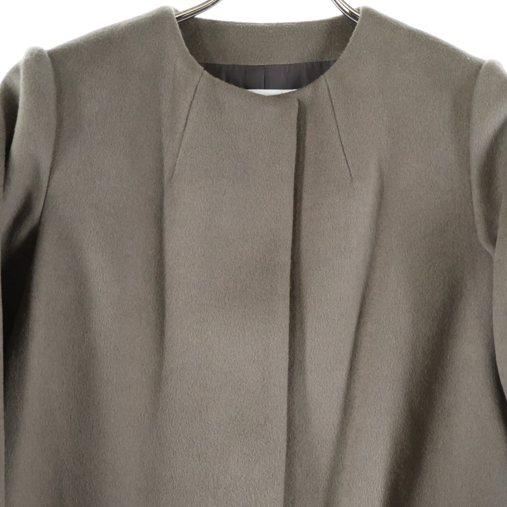 Ballsey(ボールジー) BALLSEY ファーポケット ノーカラーコート ブラウン レディース 11-08-74-08703