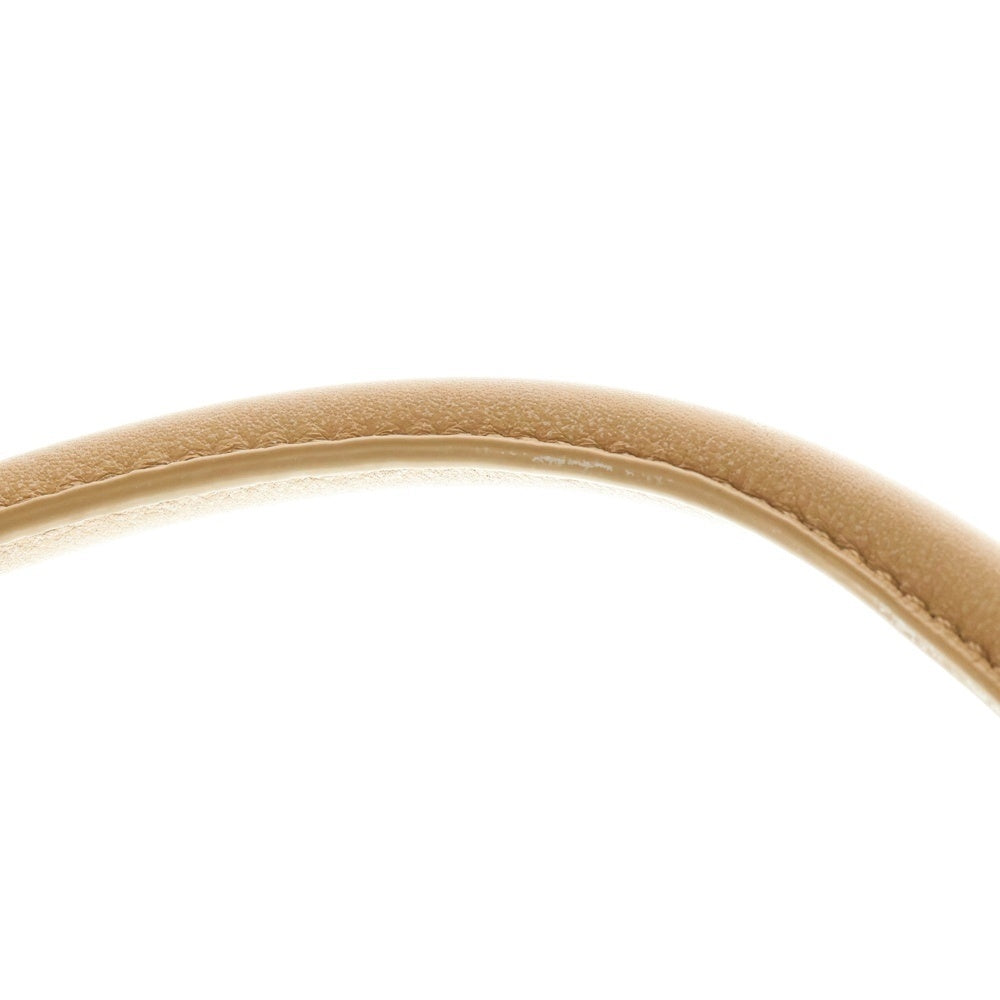 Kate Spade(ケイトスペード) ロゴ レザー ショルダーバッグ ベージュ レディース