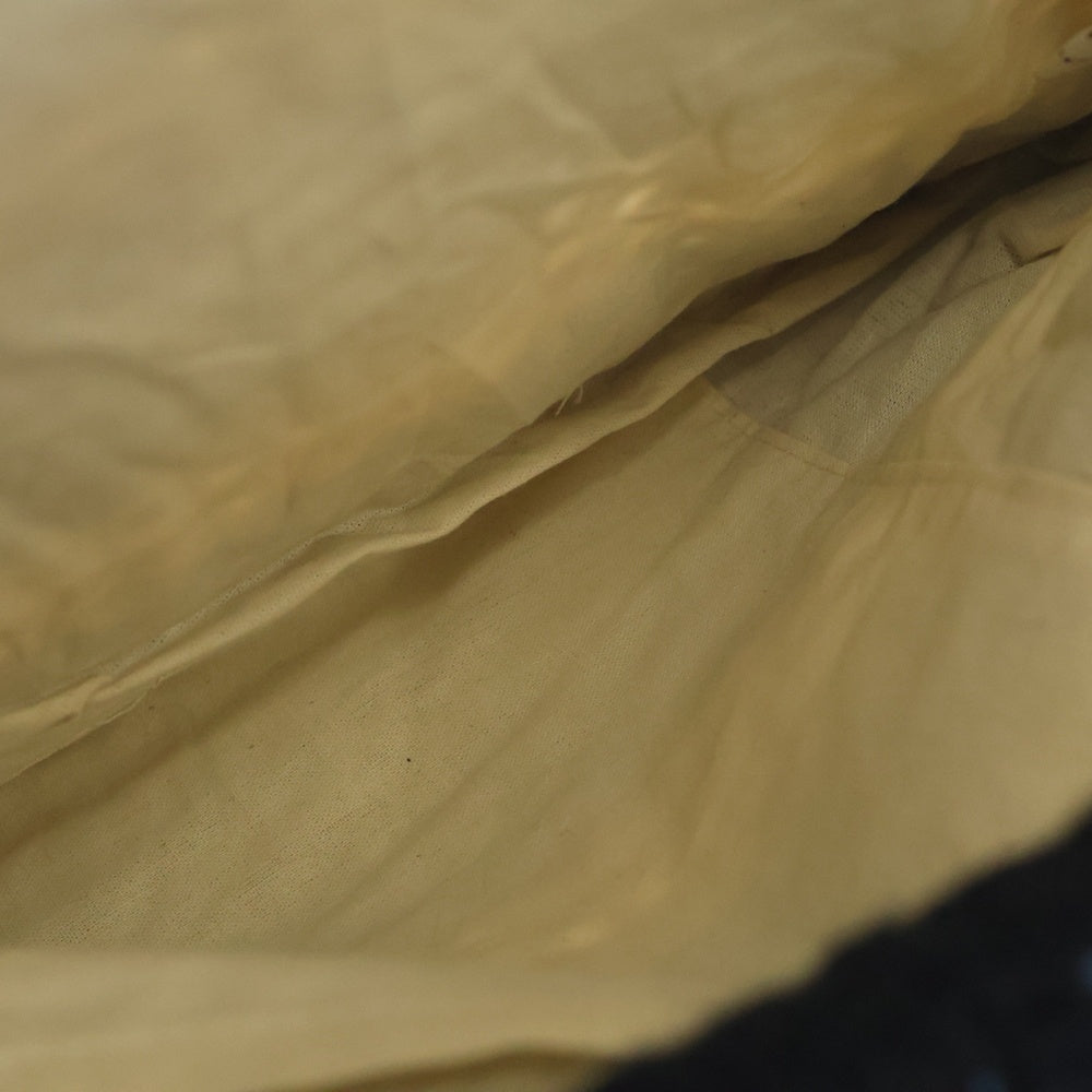 MARNI(マルニ) MARKET CROCHET BAG クロシェ ニット ハンドバッグ ブラック/ネイビー