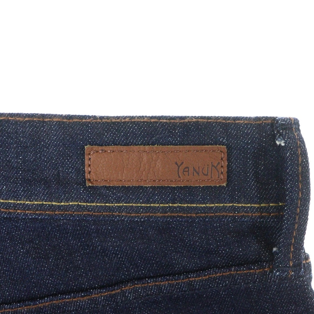 YANUK(ヤヌーク) ジップフライ デニムパンツ インディゴ レディース 57191060