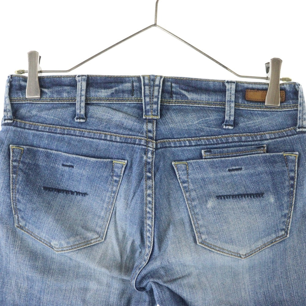 YANUK(ヤヌーク) ジップフライ デニム スキニーパンツ インディゴ レディース 57123047