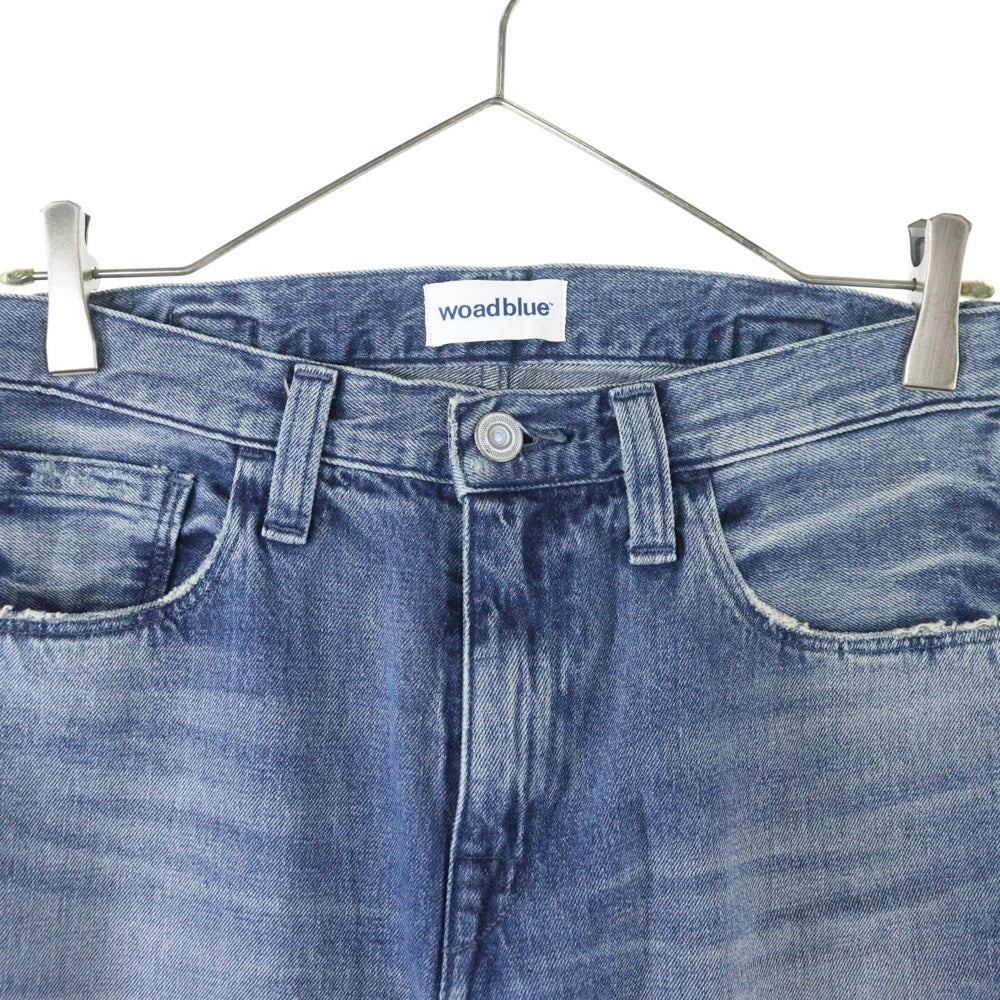 NO BRAND(ノーブランド) woadblue ジップフライ デニムパンツ インディゴ レディース WB16410