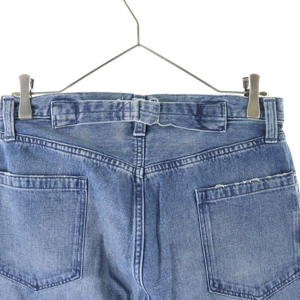 NO BRAND(ノーブランド) woadblue ジップフライ デニムパンツ インディゴ レディース WB16410