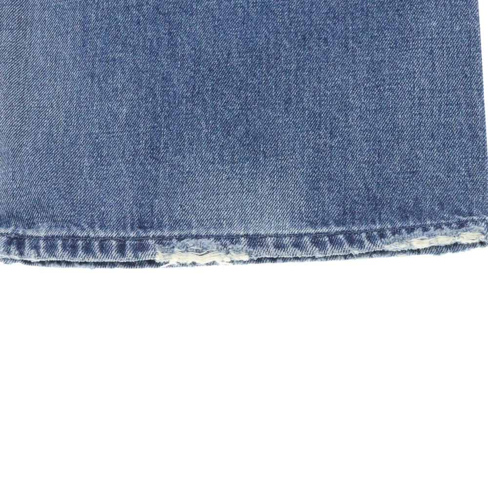 NO BRAND(ノーブランド) woadblue ジップフライ デニムパンツ インディゴ レディース WB16410