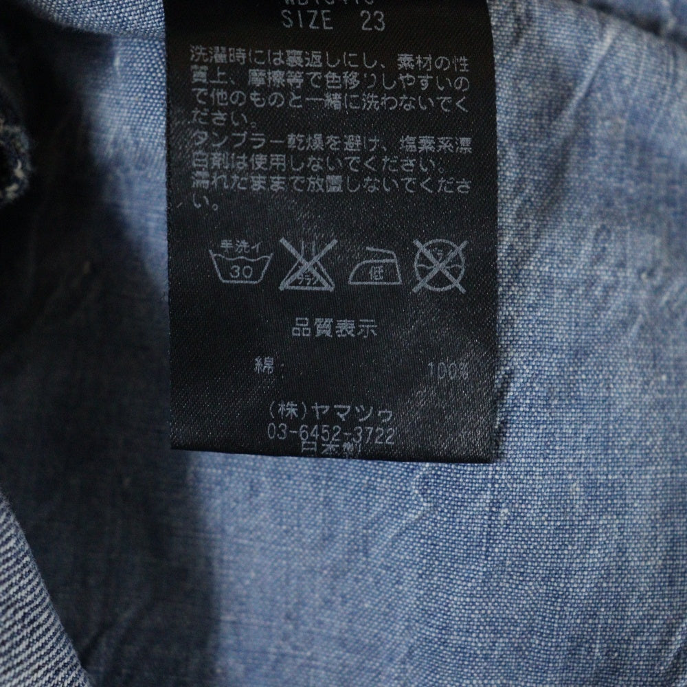 NO BRAND(ノーブランド) woadblue ジップフライ デニムパンツ インディゴ レディース WB16410