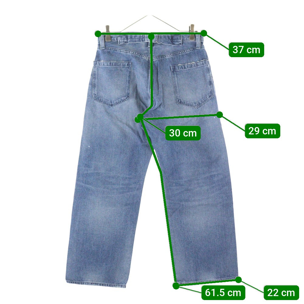 NO BRAND(ノーブランド) woadblue ジップフライ デニムパンツ インディゴ レディース WB16410