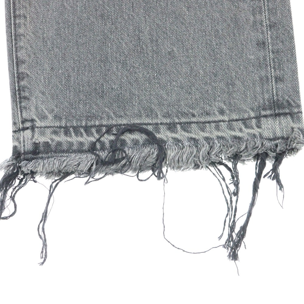 SIMON MILLER(サイモン ミラー) ジップフライ デニムパンツ グレー レディース 66-02-771012