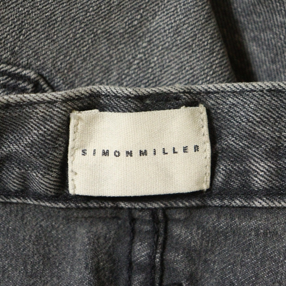 SIMON MILLER(サイモン ミラー) ジップフライ デニムパンツ グレー レディース 66-02-771012
