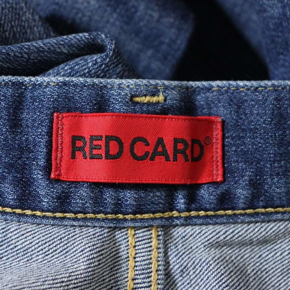 RED CARD(レッドカード) ジップフライ デニムパンツ インディゴ レディース 26404