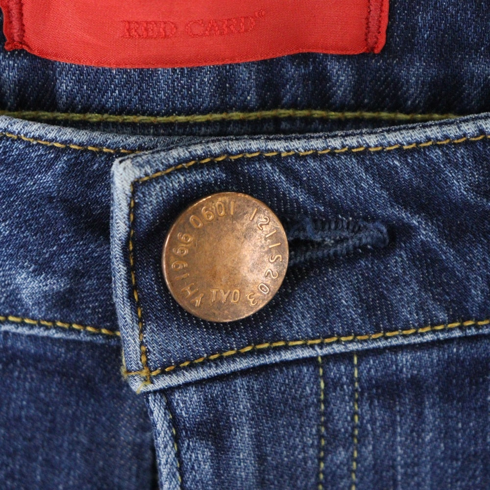 RED CARD(レッドカード) ジップフライ デニムパンツ インディゴ レディース 33495