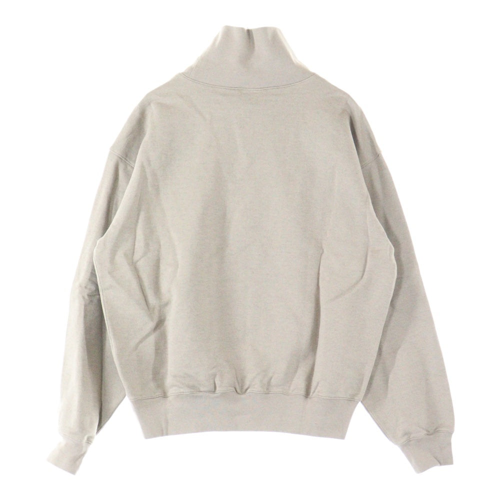 AURALEE(オーラリー) SUPER SOFT HEAVY SWEAT MOCK NECK P/O A21AP05GU モックネック スウェット トレーナー ベージュ レディース