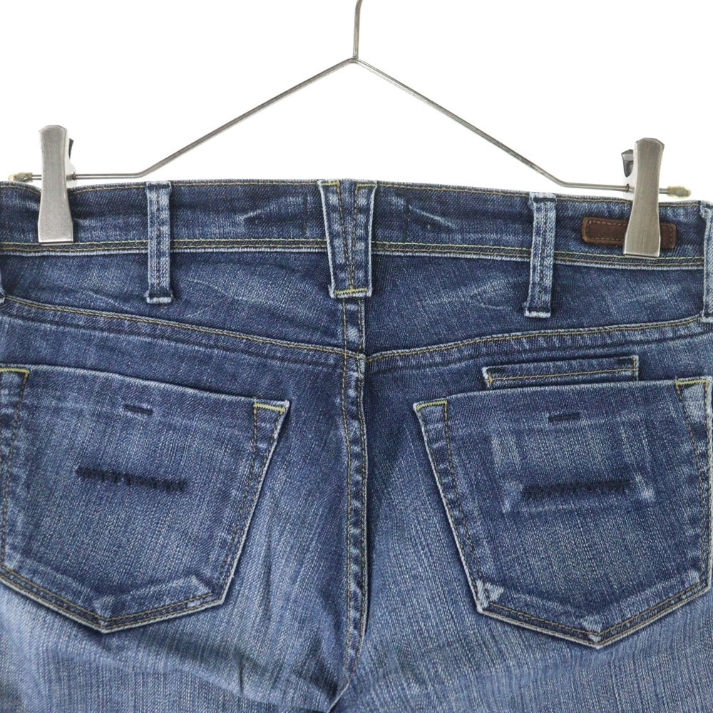 YANUK(ヤヌーク) ジップフライ デニム スキニーパンツ インディゴ レディース 57123047