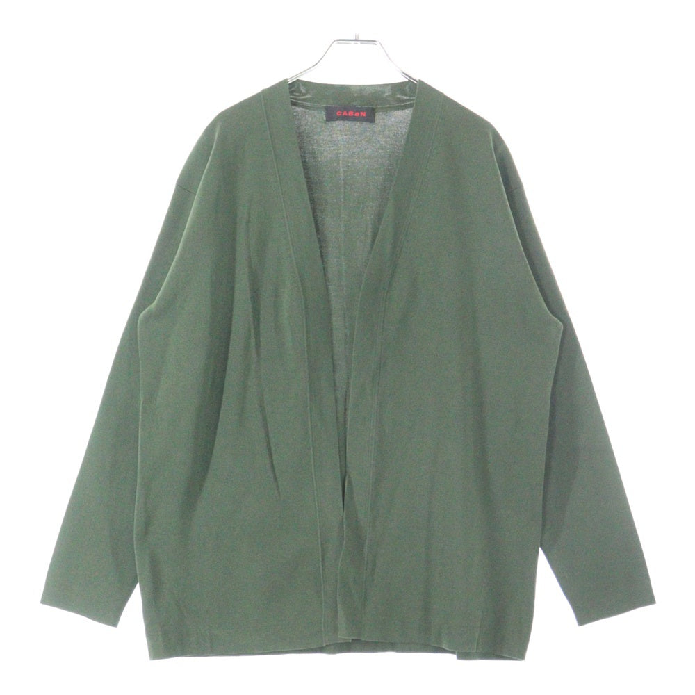 CABaN(キャバン) コットン カーディガン カーキ WS110CU