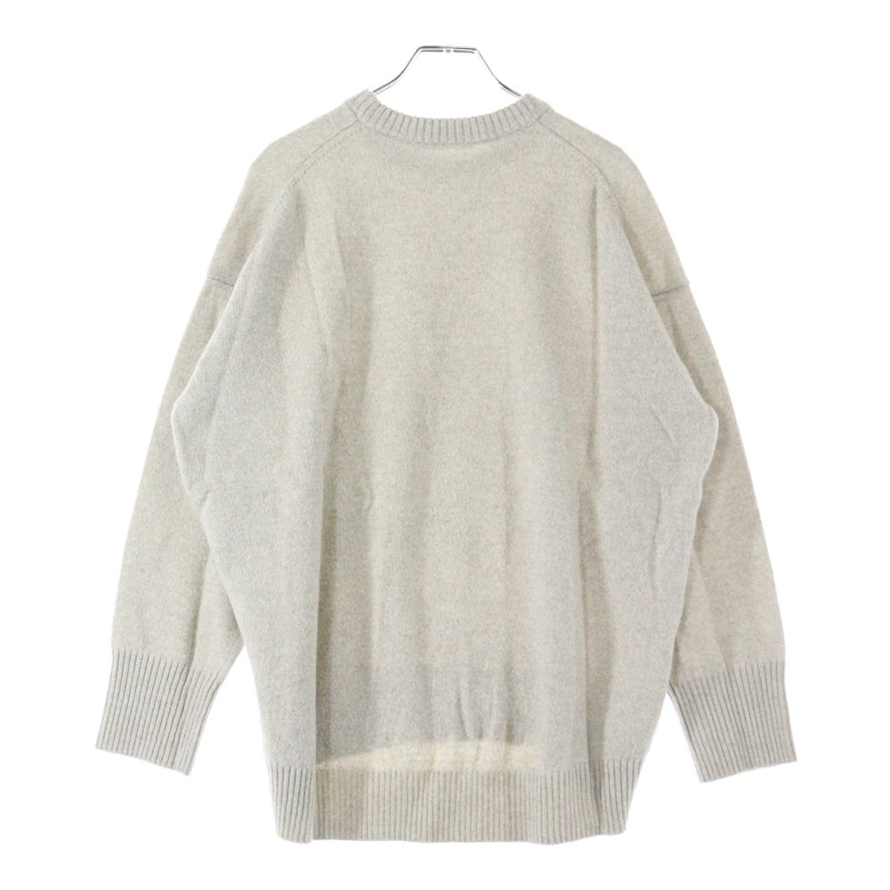 MACPHEE(マカフィ) ウール ニットセーター ベージュ レディース 12-02-34-02205