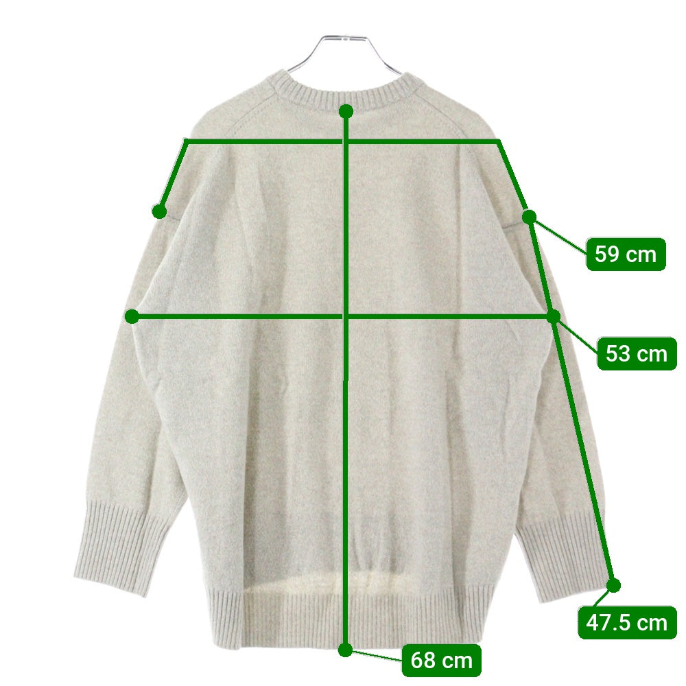 MACPHEE(マカフィ) ウール ニットセーター ベージュ レディース 12-02-34-02205