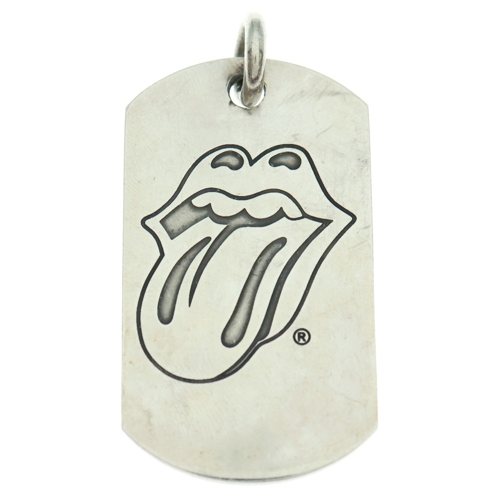 CHROME HEARTS(クロムハーツ) D TAG LRG LTD リップアンドタンドッグタグ ラージドッグタグネックレストップ シルバー