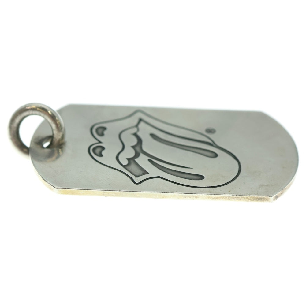 CHROME HEARTS(クロムハーツ) D TAG LRG LTD リップアンドタンドッグタグ ラージドッグタグネックレストップ シルバー
