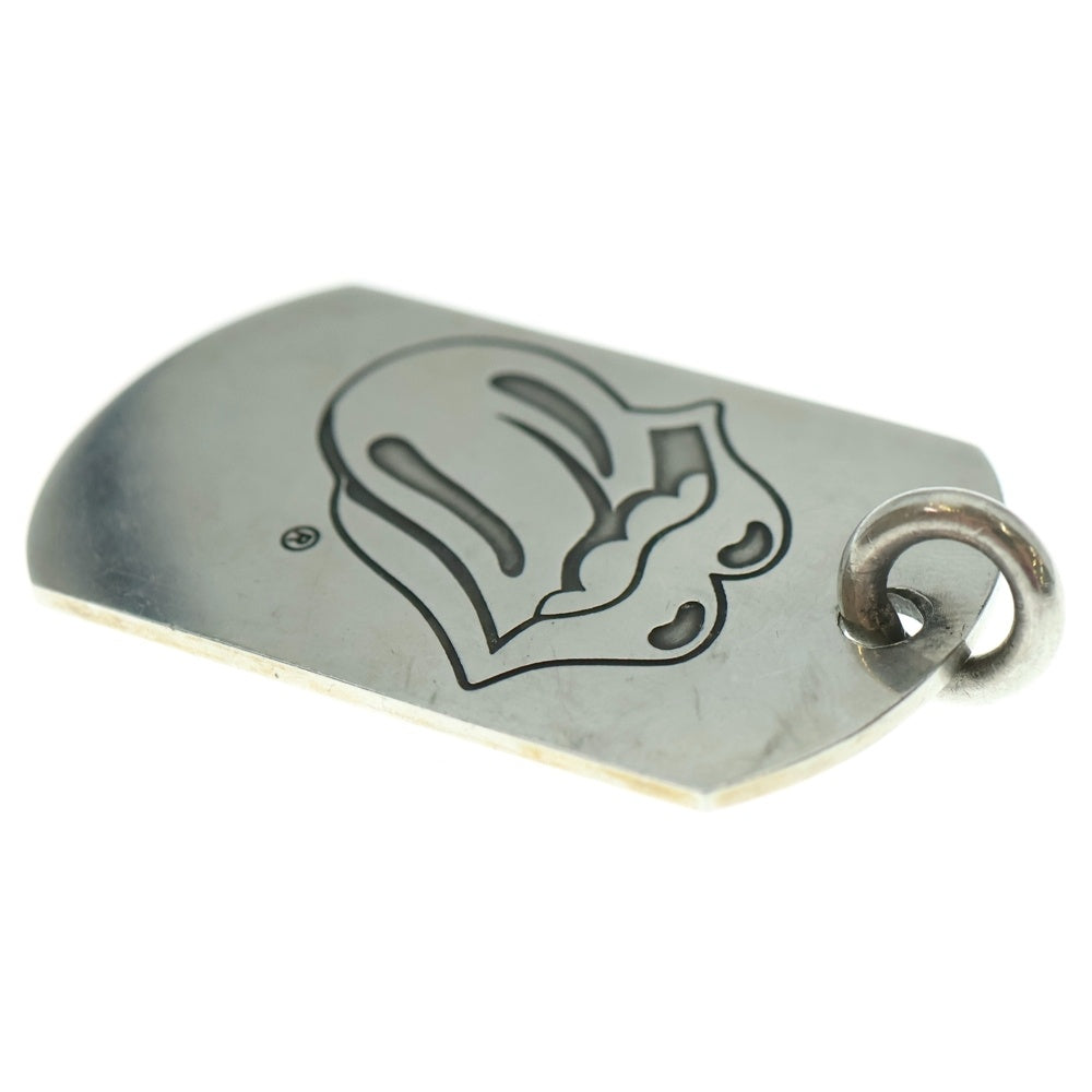 CHROME HEARTS(クロムハーツ) D TAG LRG LTD リップアンドタンドッグタグ ラージドッグタグネックレストップ シルバー