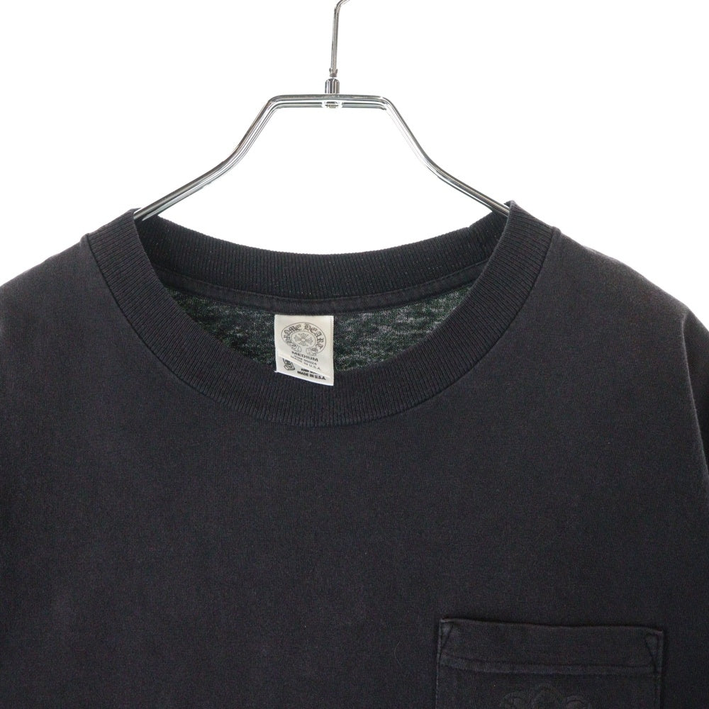 CHROME HEARTS(クロムハーツ) OLD CH PLS S/S TEE オールドバックホースシュープリント 半袖Tシャツ カットソー ブラック/グリーン