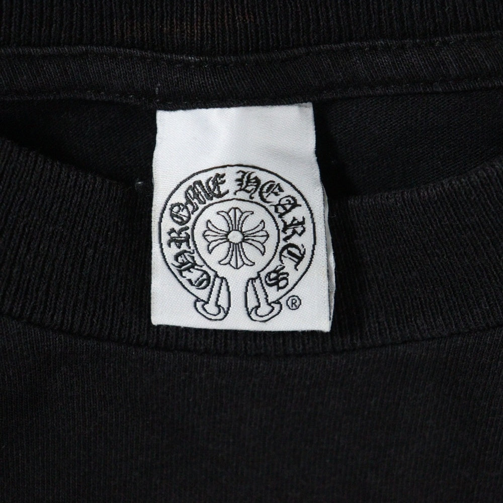CHROME HEARTS(クロムハーツ) OLD オールド ホースシューCHプリント 半袖Tシャツ カットソー ブラック/ブルー