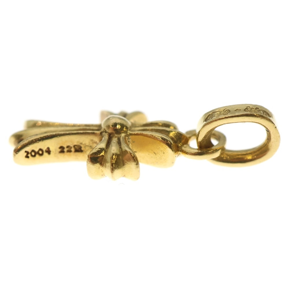 CHROME HEARTS(クロムハーツ) 22K CRS BBYFAT P/DIA ベイビーファットクロス PAVEダイヤ ペンダントトップ ゴールド BCA035