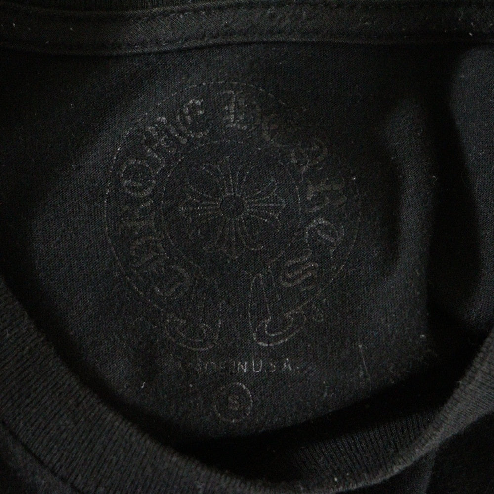 CHROME HEARTS(クロムハーツ) Horseshoe Tee ホースシューロゴ クルーネック半袖Tシャツカットソー ブラック