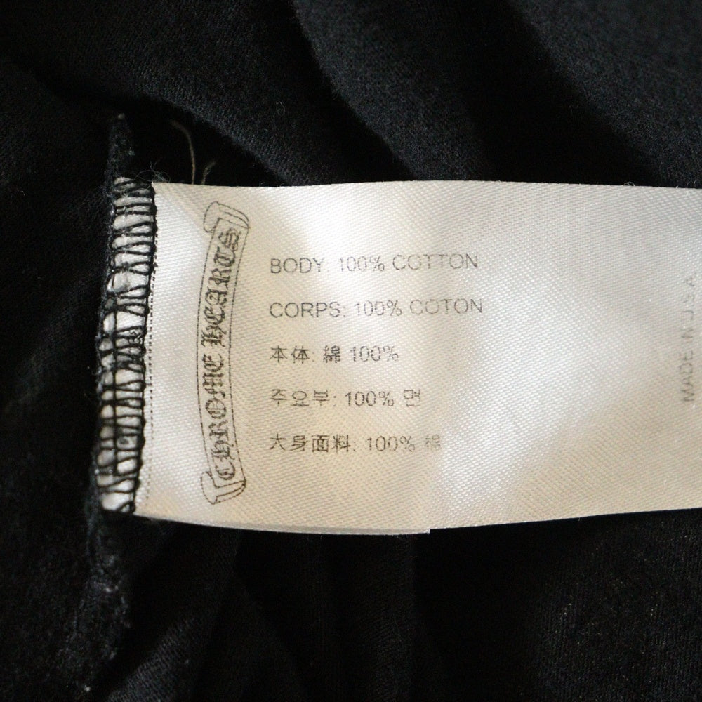 CHROME HEARTS(クロムハーツ) Horseshoe Tee ホースシューロゴ クルーネック半袖Tシャツカットソー ブラック