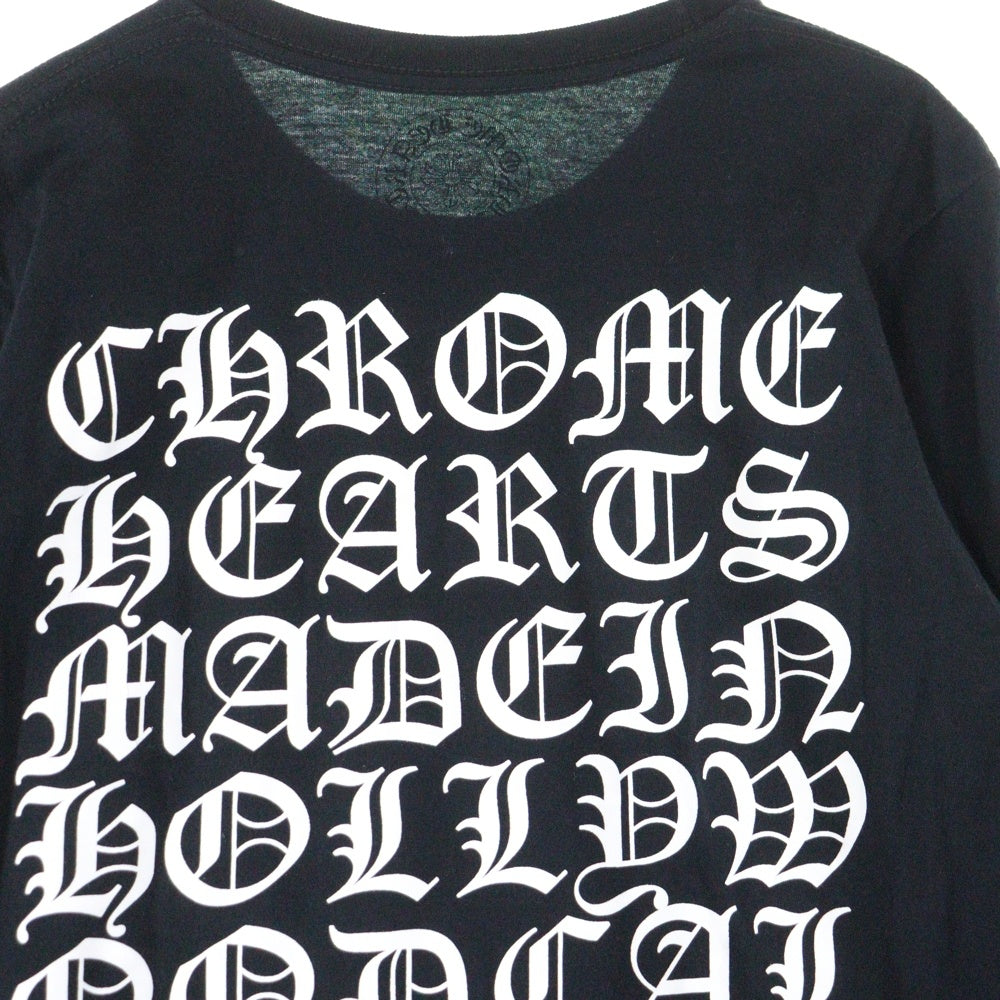 CHROME HEARTS(クロムハーツ) Old English L/S オールドイングリッシュ 長袖Tシャツ ロンT ブラック