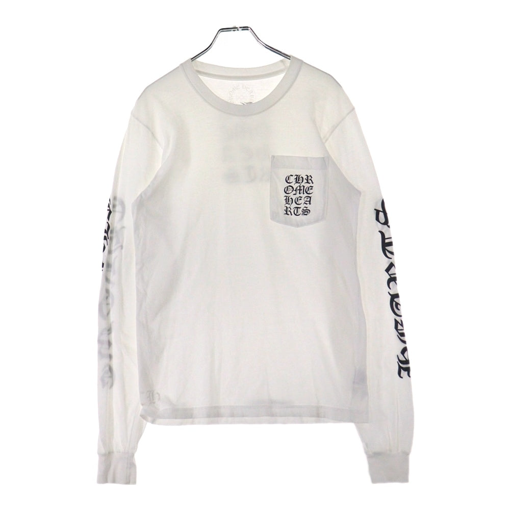 CHROME HEARTS(クロムハーツ) VERTICAL L/S バーティカル 長袖Tシャツ ロンT ブラック