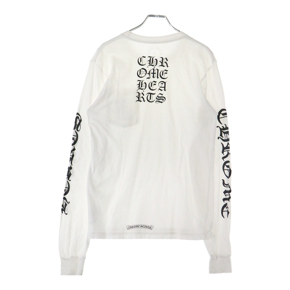 CHROME HEARTS(クロムハーツ) VERTICAL L/S バーティカル 長袖Tシャツ ロンT ブラック