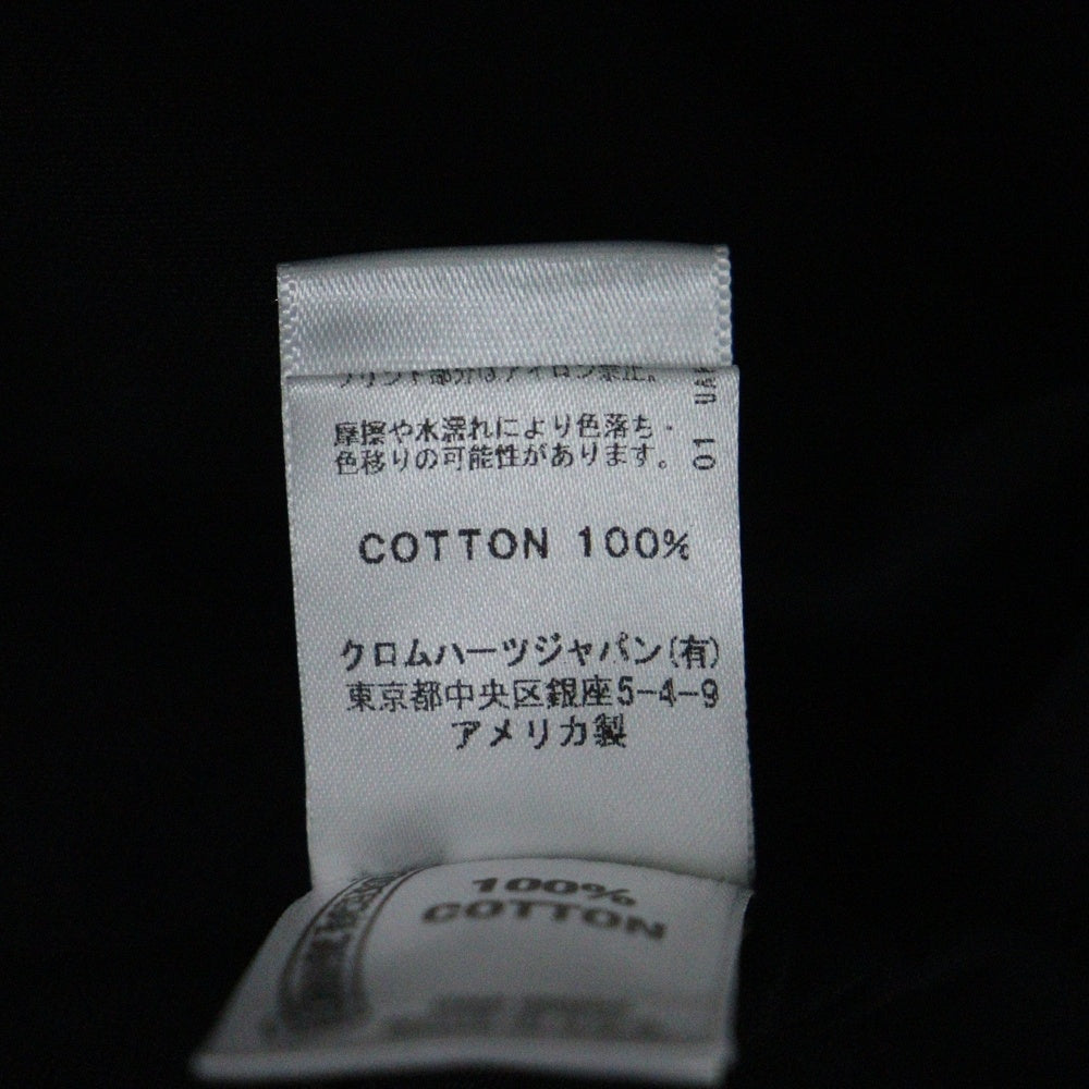 CHROME HEARTS(クロムハーツ) CUFF CROSS L/S カフクロス 長袖Tシャツ ロンT ブラック