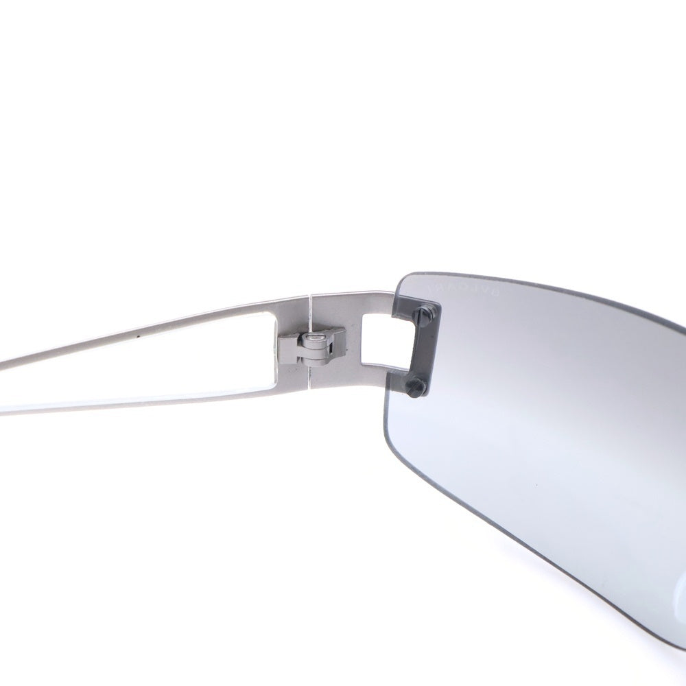 BVLGARI(ブルガリ) sunglasses eyewear スクエアレンズ サングラス アイウェア ブラック/シルバー