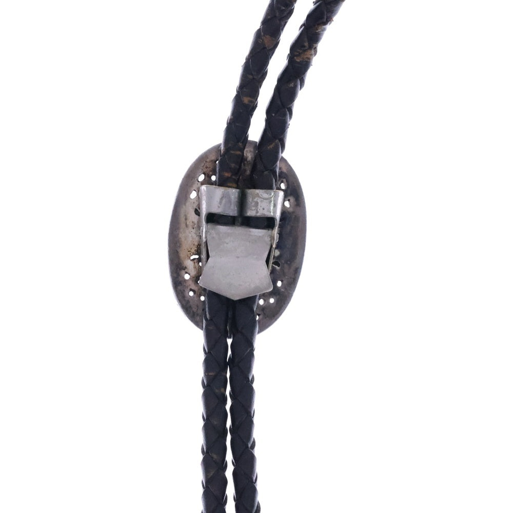 CHROME HEARTS(クロムハーツ) BOLOTIE OVALTINY タイニークラシックオーバルクロス ループタイ シルバー/ブラック BCA209