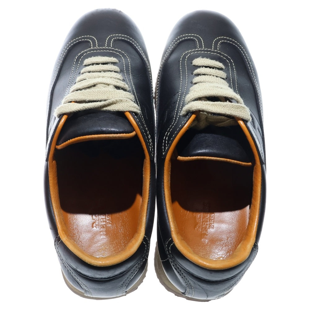 HERMES(エルメス) クイック Hロゴ レザー ローカットスニーカー ブラック レディース