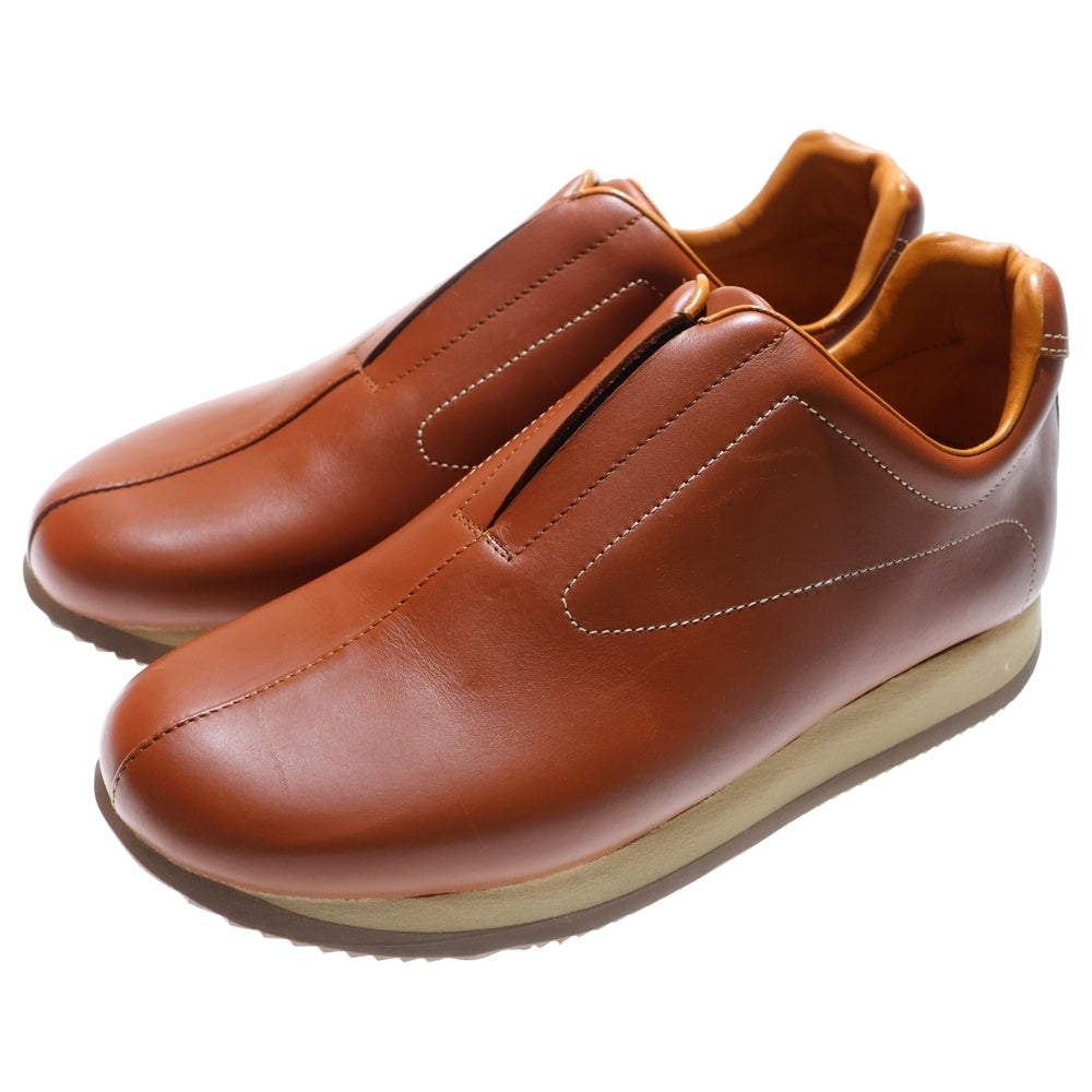 HERMES(エルメス) クイック レザー スリッポン シューズ ブラウン レディース