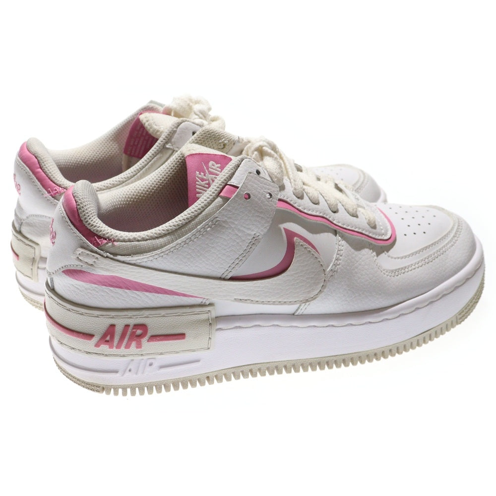 NIKE(ナイキ) WMNS AIR FORCE1 SHADOW CI0919-102 ウィメンズ エアフォース1 ローカットスニーカー ホワイト/ピンク US7.5/24.5cm
